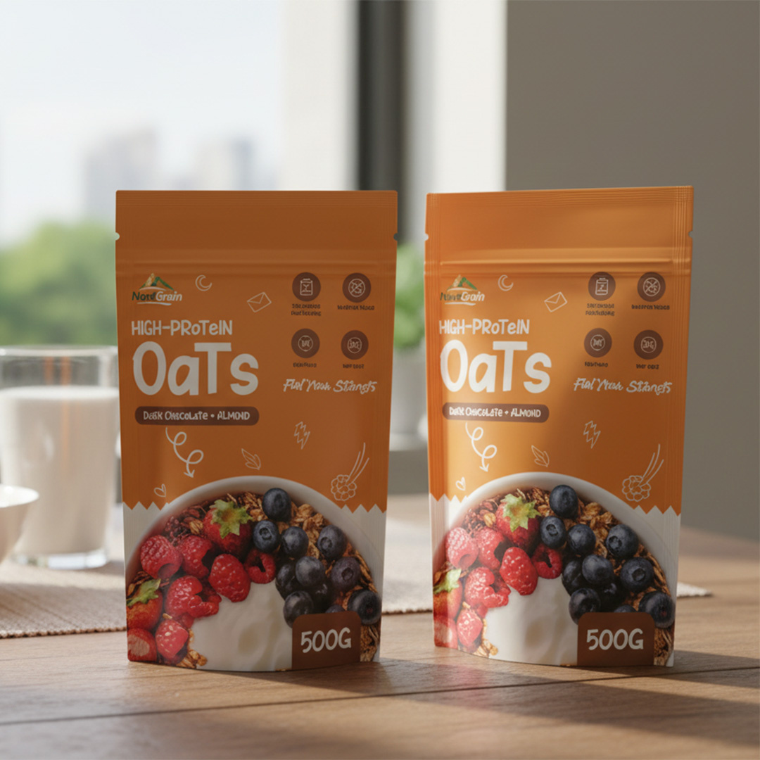 Package Design | High Protien flavored oats