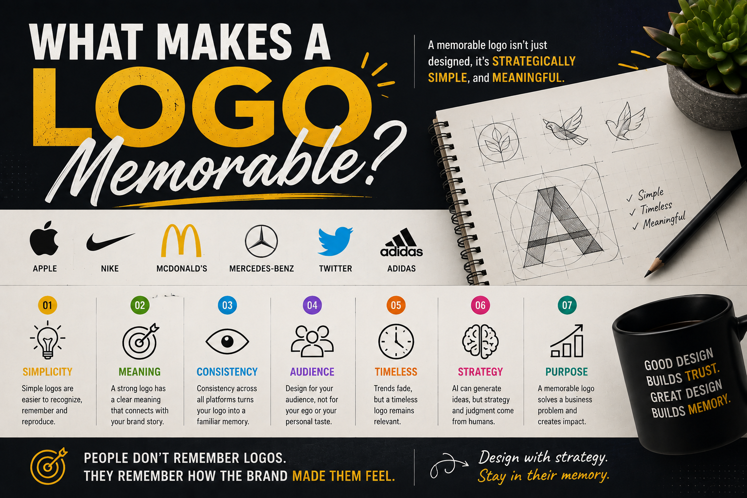What Makes a Logo Memorable? 7 Design Principles Every Brand Should Know (2026)