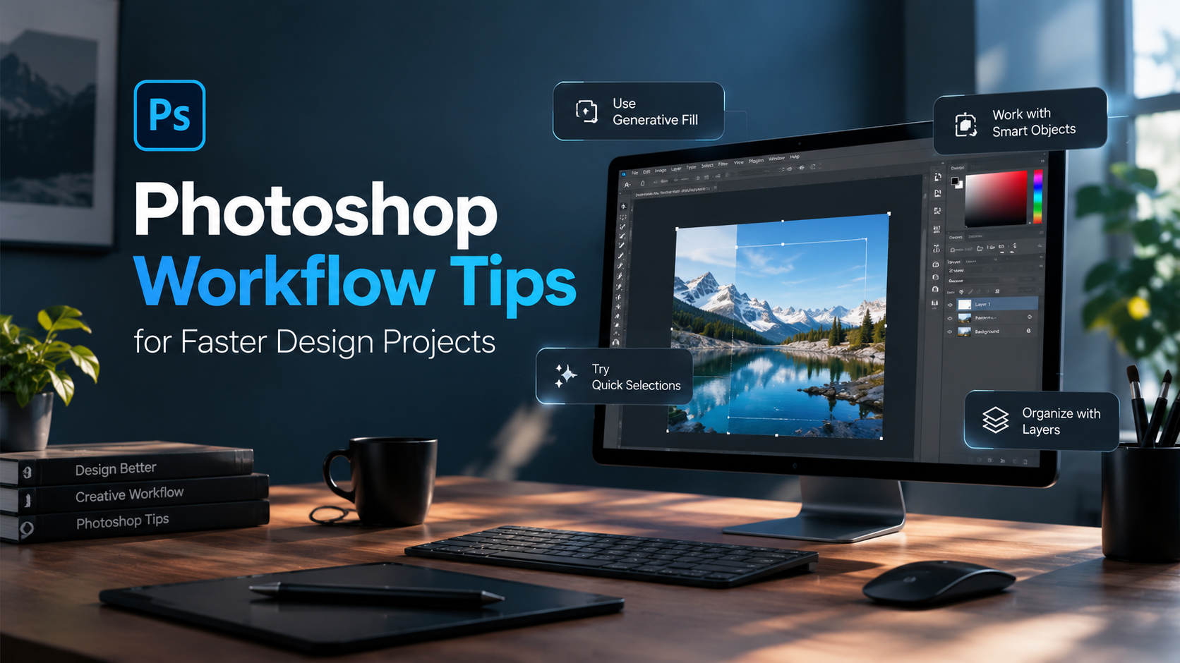 Photoshop Workflow Tips for Faster Design Projects